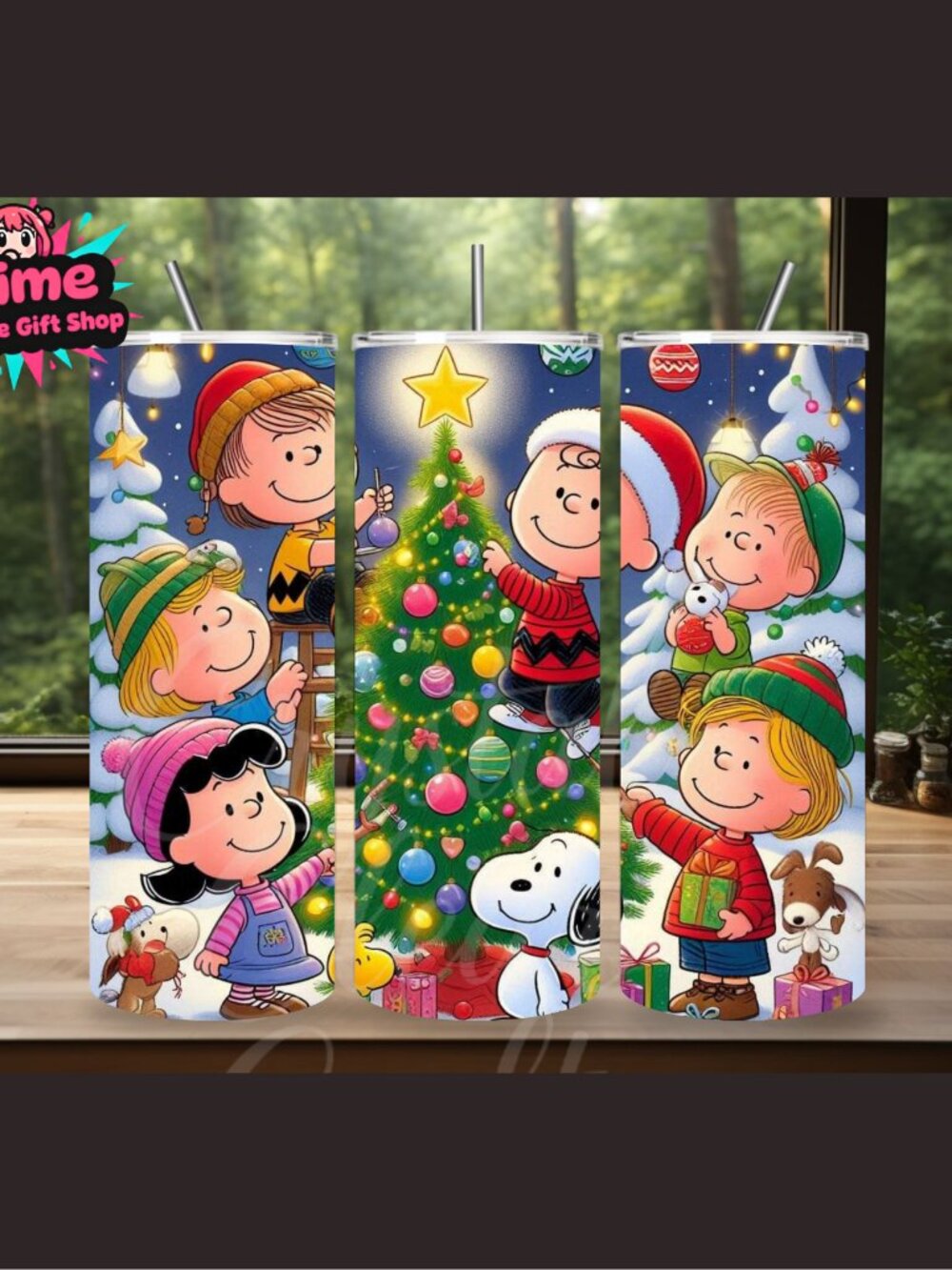 Peanuts Christmas 20oz Stainless Steel Tumbler
